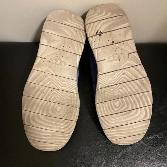 UGG KNOX BLUE SUEDE SLIP ON SNEAKERS / LOAFERS - MEN'S 8 - Picture 7 of 7